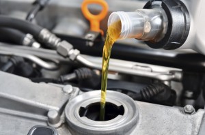 Oil Change Denver service taking place